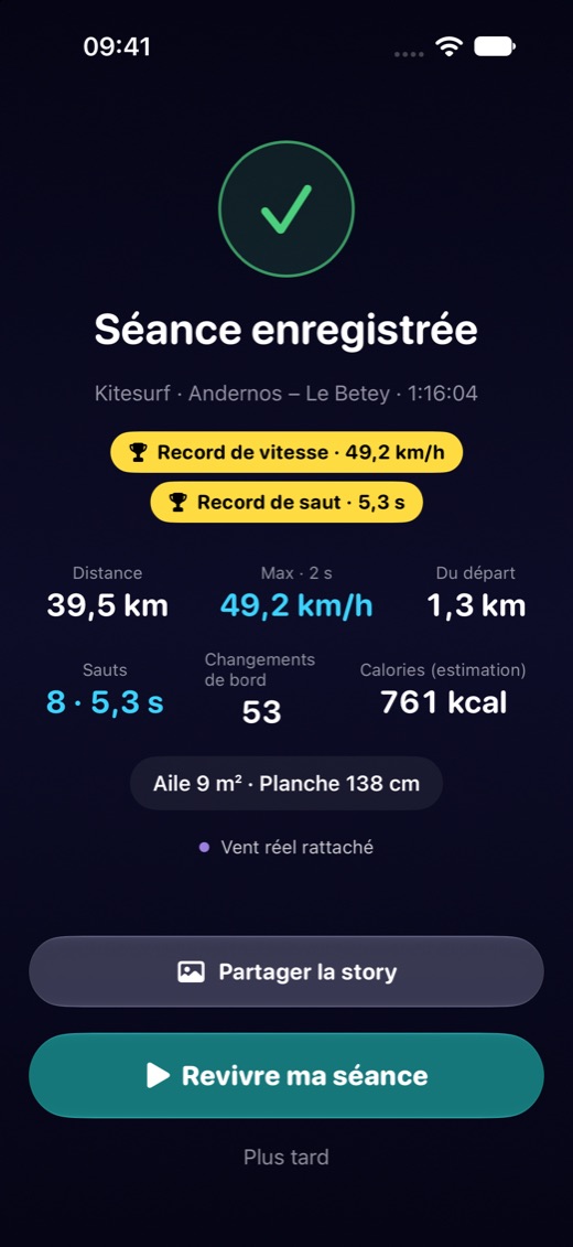 Fin de séance : les records battus en or